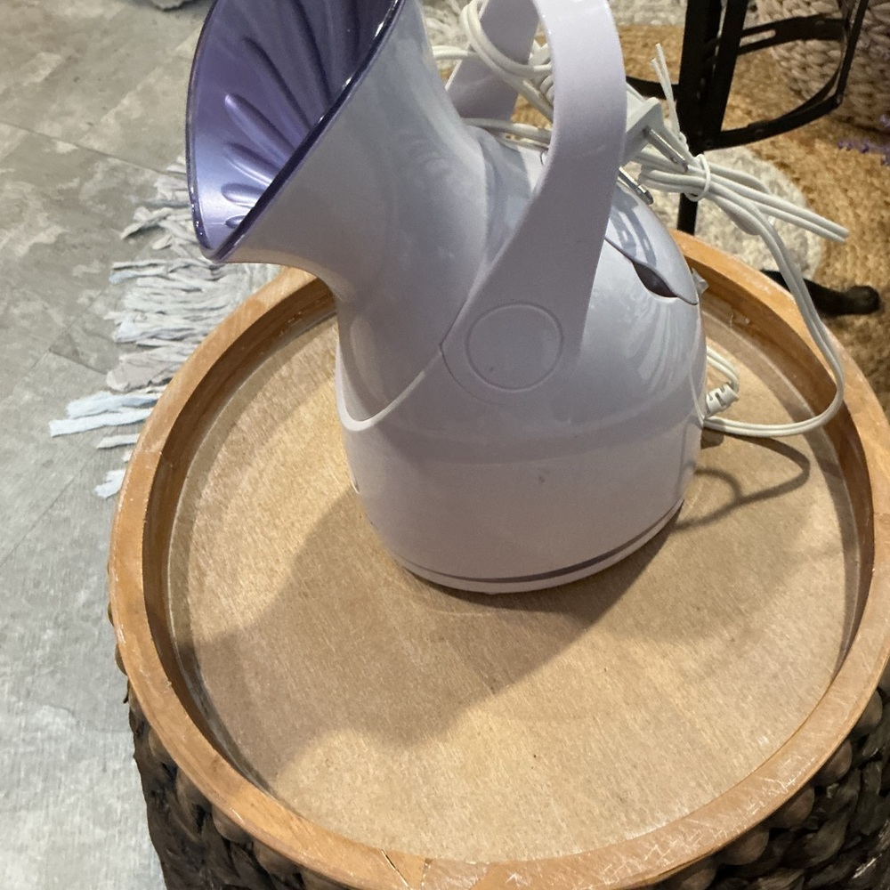 Plum Beauty White and Purple Facial Steamer